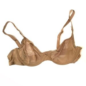 CUUP The Plunge Mesh Bra Revolve Taupe